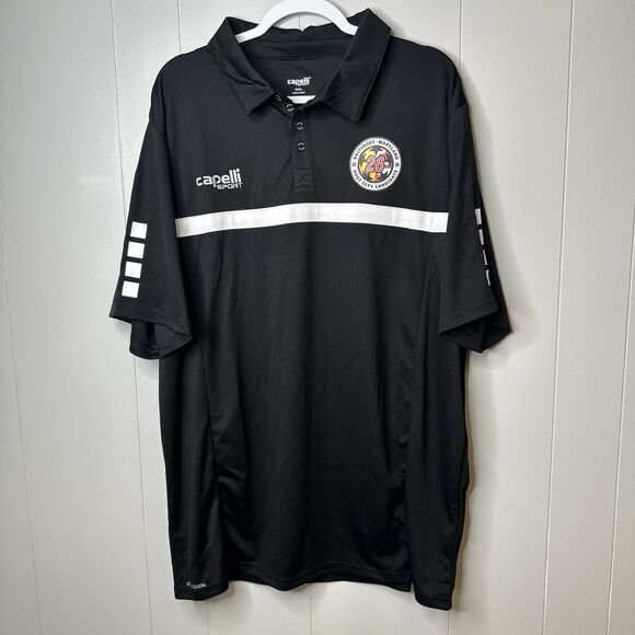 Capelli Sport Baltimore MD Soccer Polo Shirt Men's XXXL Black Jersey - Picture 1 of 15